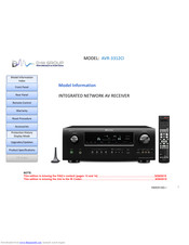 D+M Group AVR-3312CI Manual