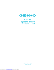 ITOX G4E600-D User Manual