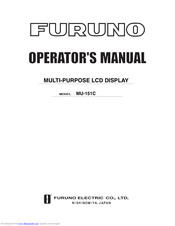 Furuno MU-151C Operator's Manual