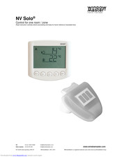 WindowMaster NV Solo Manual