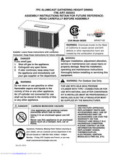 Patio Glow 98300 Assembly Instructions Manual