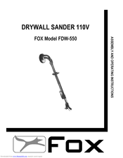 Fox FDW-550 Assembly And Operating Instructions Manual