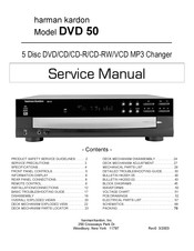 Harman Kardon DVD 50 Service Manual