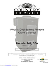 Country Hearth 24A Owner's Manual