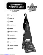 Bissell POWERBRUSH SELECT 1623 SERIES User Manual