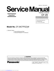 Panasonic CF-29CTPGZ1M Service Manual