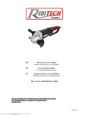Ribitech PRM230 User And Maintenance Manual