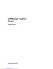 Fujitsu Primergy RX300 S4 Options Manual