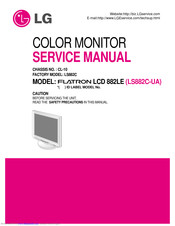 LG 882LE Service Manual