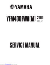 Yamaha YFM400FWA 2000 5GH3-AE1 Service Manual