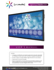 PROMULTIS PM-TS65A4K/32 User Manual