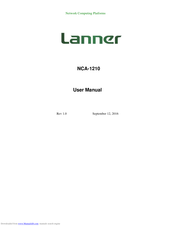 Lanner NCA-1210 User Manual