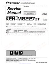 Pioneer KEH-M8227ZT Service Manual