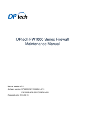 DPtech FW1000 SERIES Maintenance Manual