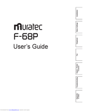 Muratec F-68P User Manual