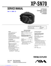 Aiwa XP-SN70 Service Manual