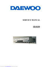 Daewoo SD-8100 Service Manual