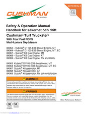 Cushman 84068 - Suzuki K6 Gas Engine, AT Safety & Operation Manual