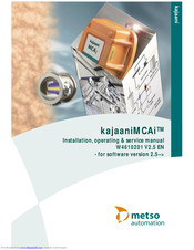 metso automation kajaaniMCAi Installation, Operating & Service Manual