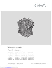 GEA FK40/560 K Assembly Instructions Manual