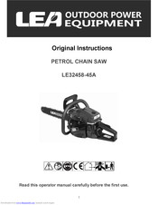 Lea LE32458-45A Original Instructions Manual