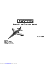 J-POWER KATANA Assembly And Operating Manual