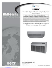 EMI UNHV09 Installation, Operation And Maintenance Manual