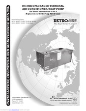 Retro Aire RH24 Installation, Operation & Maintenance Manual