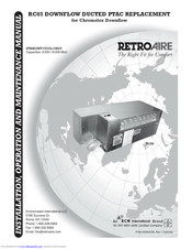 Retro Aire RC85 Installation, Operation & Maintenance Manual