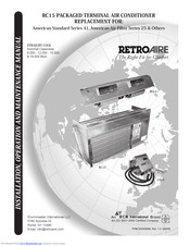 Retro Aire RC15 Installation, Operation & Maintenance Manual