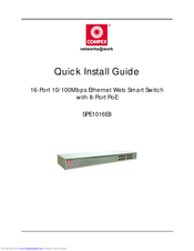 Compex SPE1016E8 Quick Install Manual