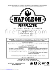 Napoleon GD15-N Instructions Manual