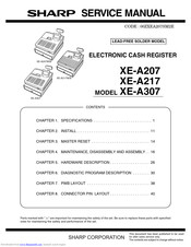 Sharp XE-A207 Manuals | ManualsLib