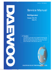 Daewoo FR-170 Service Manual