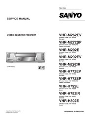 Sanyo VHR-M262EV Service Manual