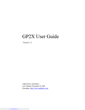 GamePark GP2X User Manual