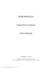 Portwell ROBO-8910VG2A User Manual