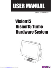 Custom Audio Electronics Vision15 Turbo User Manual