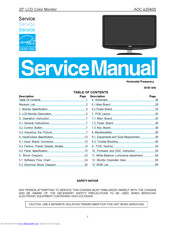AOC e2040S Service Manual