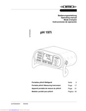 wtw pH 197i Operating Manual