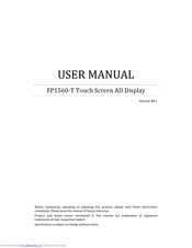 Samar Technologies FP1560-T User Manual