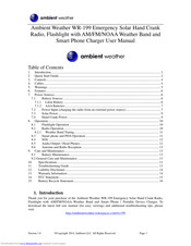 Ambient Weather WR-199 User Manual