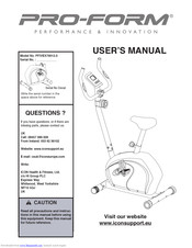 Pro-Form PFIVEX79012.0 User Manual
