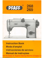 Pfaff 268 Instruction Book
