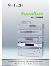 X4-TECH EQ-1000 Operating Instructions Manual