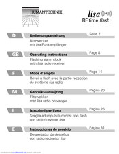 Lisa RF time flash Operating Instructions Manual