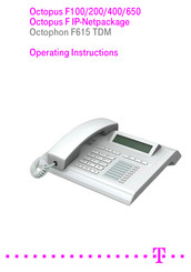 OPENSTAGE Octopus F200 Operating Instructions Manual