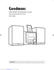 Goodmans GMC1502WF User Manual