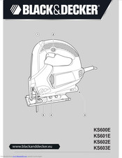 Black & Decker KS602E Original Instructions Manual