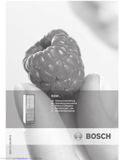 Bosch KSW.. Operating	 Instruction